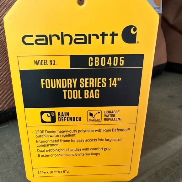 BNWT CARHARTT HEAVYWEIGHT TOOL BAG - Picture 4 of 7